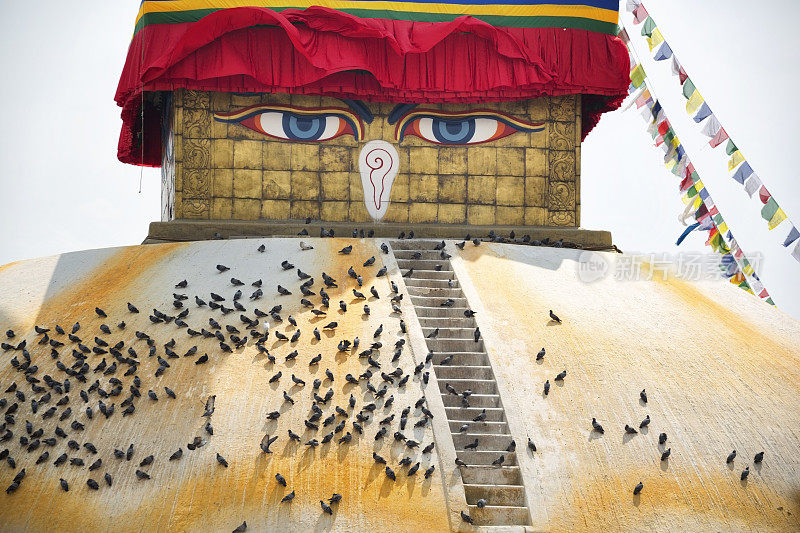 Bodnath Stupa，尼泊尔